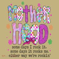 Motherhood Coquette Bow Checker Sarcastic MamaSassy Mother Mousepad thumb 1