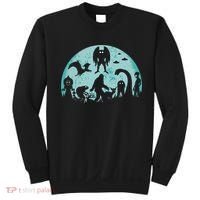 Mythical Creatures Bigfoot Loch Ness Monster Mothman Cryptid Sweatshirt thumb 0