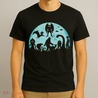 Mythical Creatures Bigfoot Loch Ness Monster Mothman Cryptid T-Shirt thumb 3
