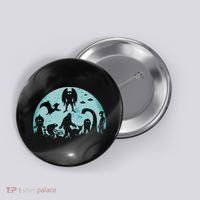 Mythical Creatures Bigfoot Loch Ness Monster Mothman Cryptid Button thumb 0