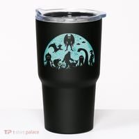 Mythical Creatures Bigfoot Loch Ness Monster Mothman Cryptid Tumbler thumb 0
