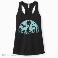 Mythical Creatures Bigfoot Loch Ness Monster Mothman Cryptid Women's Tank Top thumb 0