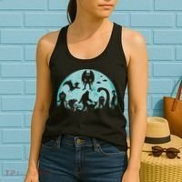 Mythical Creatures Bigfoot Loch Ness Monster Mothman Cryptid Women's Tank Top thumb 2