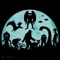 Mythical Creatures Bigfoot Loch Ness Monster Mothman Cryptid Baby Bodysuit thumb 2