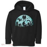 Mythical Creatures Bigfoot Loch Ness Monster Mothman Cryptid Toddler Hoodie thumb 0