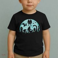 Mythical Creatures Bigfoot Loch Ness Monster Mothman Cryptid Toddler T-Shirt thumb 2