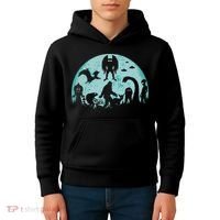Mythical Creatures Bigfoot Loch Ness Monster Mothman Cryptid Kids Hoodie thumb 4