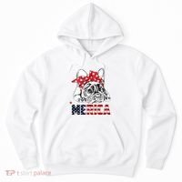 Merica Cute Bulldog 4th Of July Hoodie thumb 0