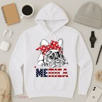 Merica Cute Bulldog 4th Of July Hoodie thumb 3
