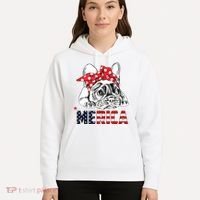 Merica Cute Bulldog 4th Of July Hoodie thumb 5