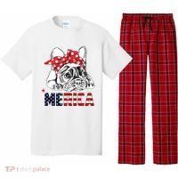 Merica Cute Bulldog 4th Of July Pajama Set thumb 0