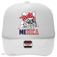 Merica Cute Bulldog 4th Of July Hat thumb 0