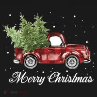Merry Christmas Buffalo Truck Tree Red Plaid Sweatshirt thumb 3
