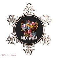 Meowica Cat Bald Eagle 4th Of July Patriotic American Flag Ornament thumb 0