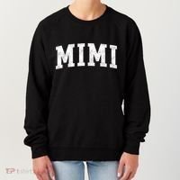 Mimi Classic Bold Font Mimi Birthday Gift Women's Sweatshirt thumb 0