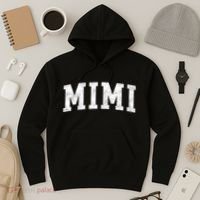 Mimi Classic Bold Font Mimi Birthday Gift Hoodie thumb 3