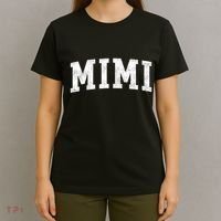 Mimi Classic Bold Font Mimi Birthday Gift T-Shirt thumb 4