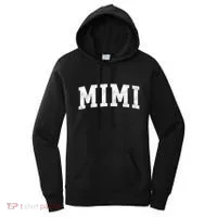Mimi Classic Bold Font Mimi Birthday Gift Women's Hoodie thumb 0
