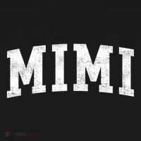 Mimi Classic Bold Font Mimi Birthday Gift Women's Tank Top thumb 5