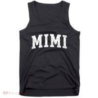 Mimi Classic Bold Font Mimi Birthday Gift Tank Top thumb 0