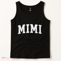 Mimi Classic Bold Font Mimi Birthday Gift Tank Top thumb 2