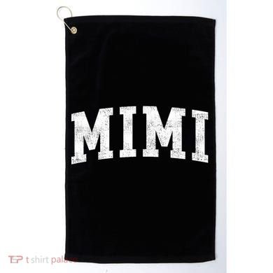 Mimi Classic Bold Font Mimi Birthday Gift Golf Towel