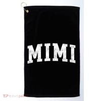 Mimi Classic Bold Font Mimi Birthday Gift Golf Towel thumb 0