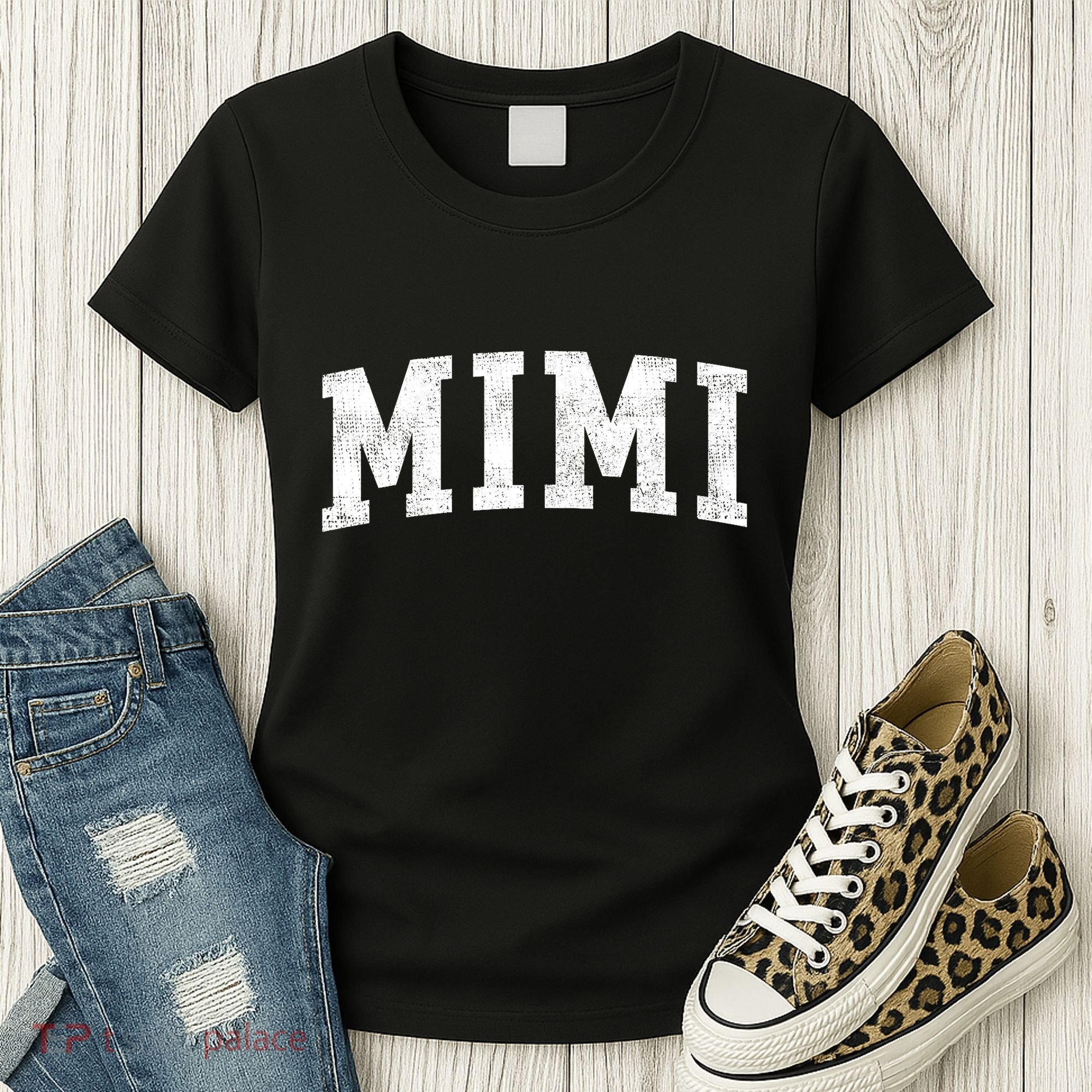Mimi Classic Bold Font Mimi Birthday Gift Women's T-Shirt