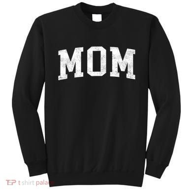 Mom Classic Bold Font Mommy Birthday Gift Sweatshirt