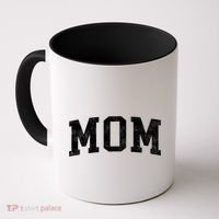 Mom Classic Bold Font Mommy Birthday Gift Coffee Mug thumb 0
