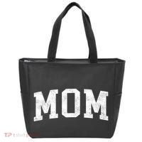 Mom Classic Bold Font Mommy Birthday Gift Tote Bag thumb 0