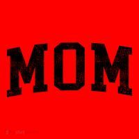 Mom Classic Bold Font Mommy Birthday Gift Santa Hat thumb 1