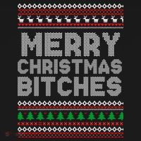 Merry Christmas Bitches Ugly Christmas , Christmas Vacation ,Ugly Christmas T-Shirt thumb 7