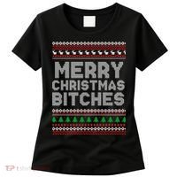 Merry Christmas Bitches Ugly Christmas , Christmas Vacation ,Ugly Christmas Women's T-Shirt thumb 0