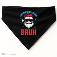 Merry Christmas Bruh USA-Made Doggie Bandana thumb 0