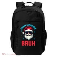 Merry Christmas Bruh Backpack thumb 0