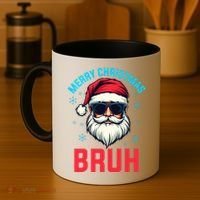 Merry Christmas Bruh Coffee Mug thumb 4