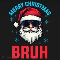 Merry Christmas Bruh Women's Hoodie thumb 2