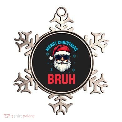 Merry Christmas Bruh Ornament