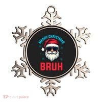 Merry Christmas Bruh Ornament thumb 0
