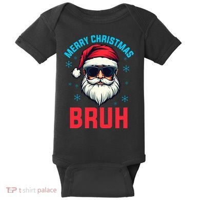 Merry Christmas Bruh Baby Bodysuit