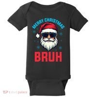 Merry Christmas Bruh Baby Bodysuit thumb 0