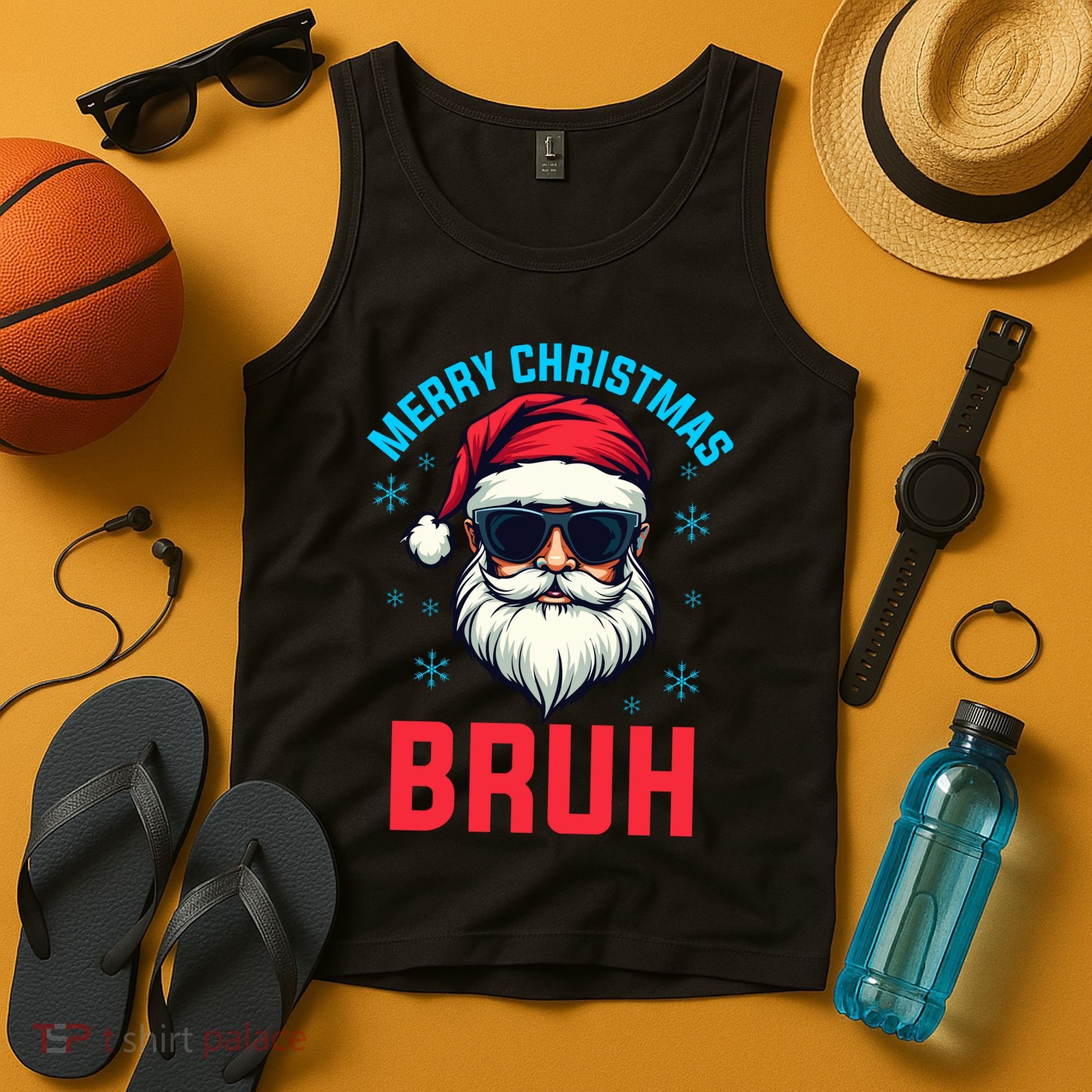 Merry Christmas Bruh Tank Top