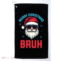 Merry Christmas Bruh Golf Towel thumb 0
