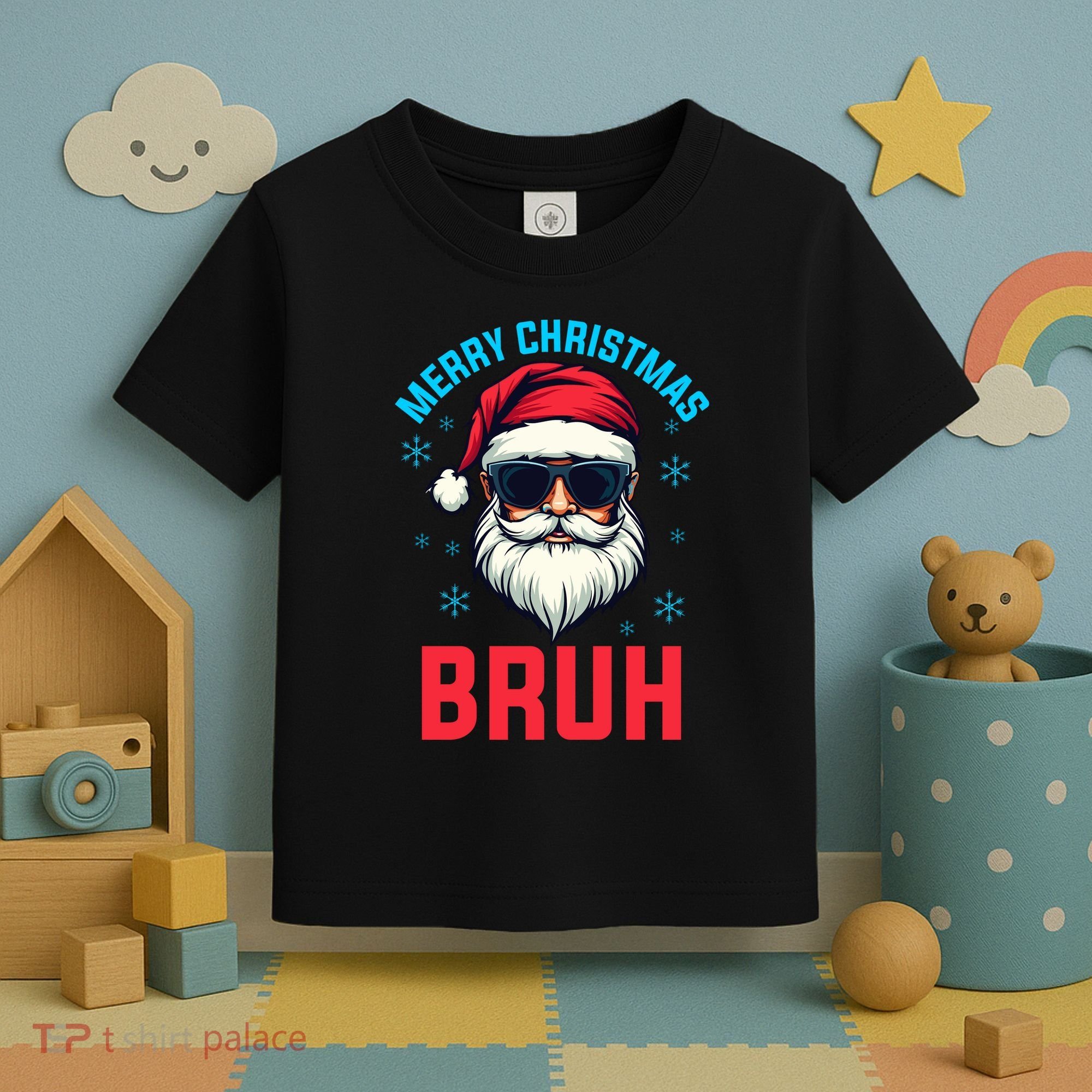 Merry Christmas Bruh Toddler T-Shirt