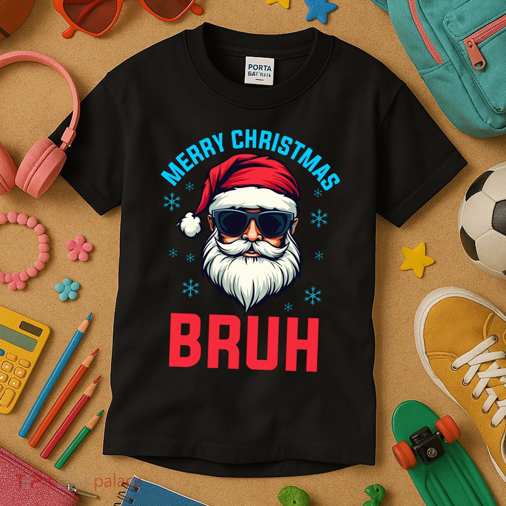 Merry Christmas Bruh Kids T-Shirt