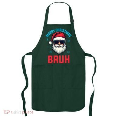 Merry Christmas Bruh Apron