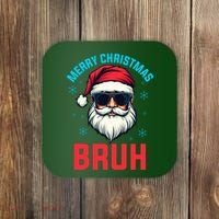 Merry Christmas Bruh Coaster thumb 0