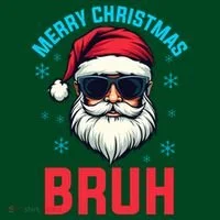 Merry Christmas Bruh Women's T-Shirt thumb 6