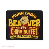 Muhn Ching Beaver All You Can Eat China Buffet Funny Mousepad thumb 0